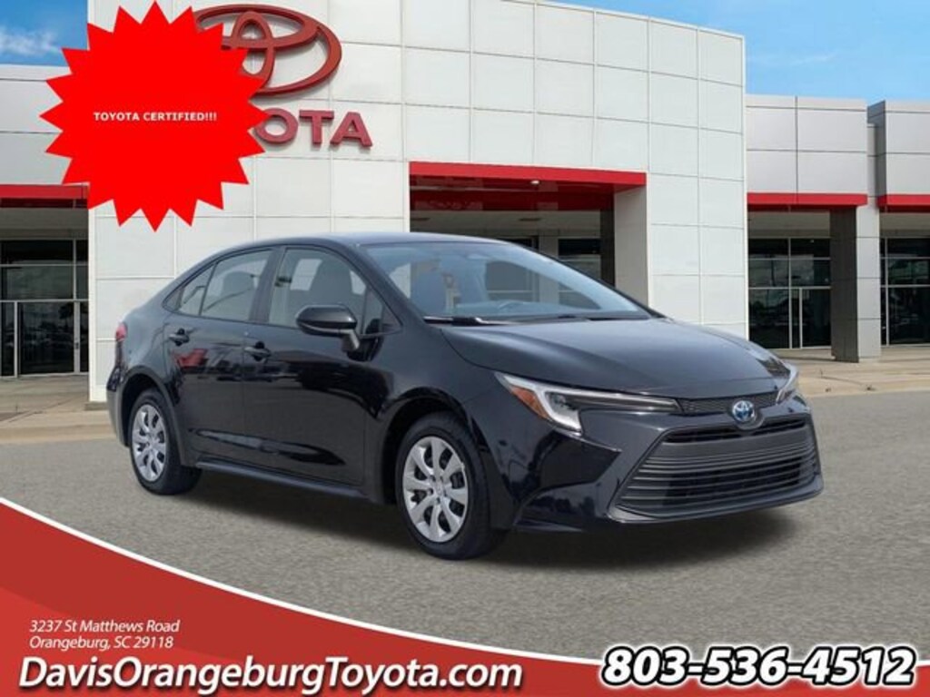 Certified 2024 Toyota Corolla Hybrid LE Sedan