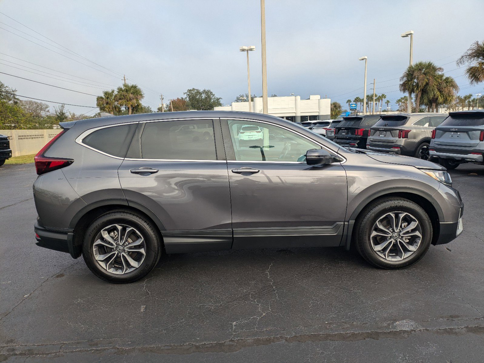 Used 2022 Honda CR-V EX-L with VIN 5J6RW1H88NA003391 for sale in Daytona Beach, FL