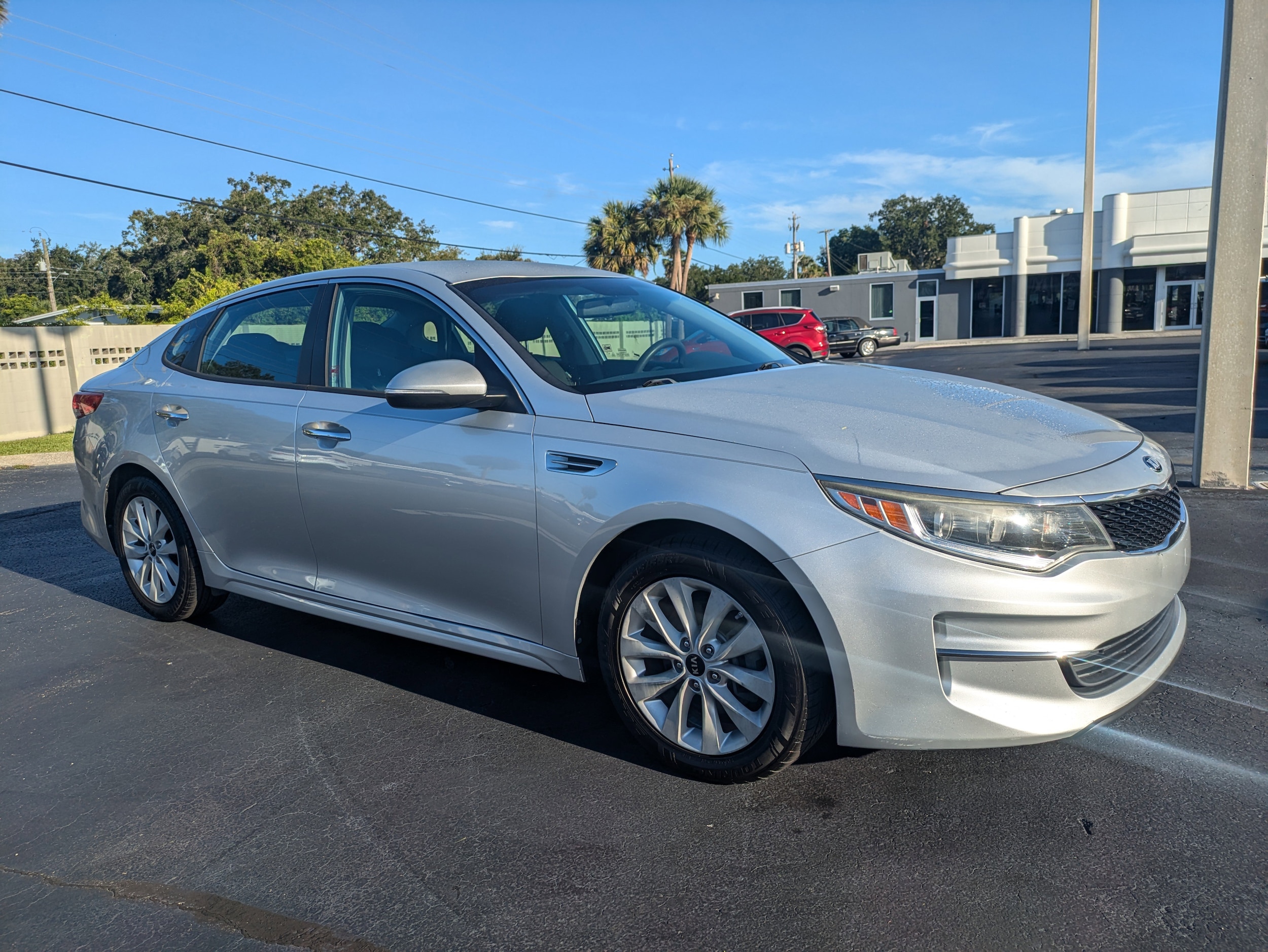 Used 2017 Kia Optima LX with VIN 5XXGT4L38HG124661 for sale in Daytona Beach, FL