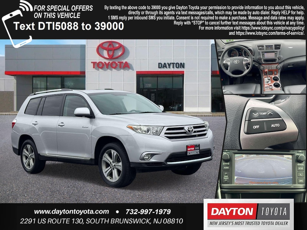 Used 2013 Toyota Highlander Limited SUV