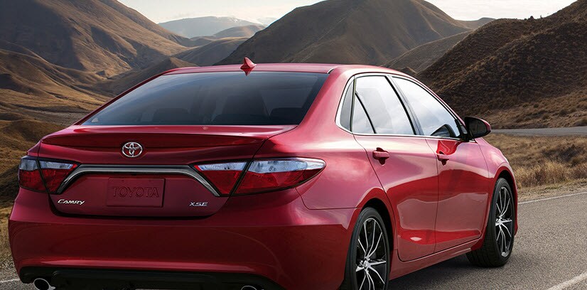 Rear of 2015 Toyota Camry