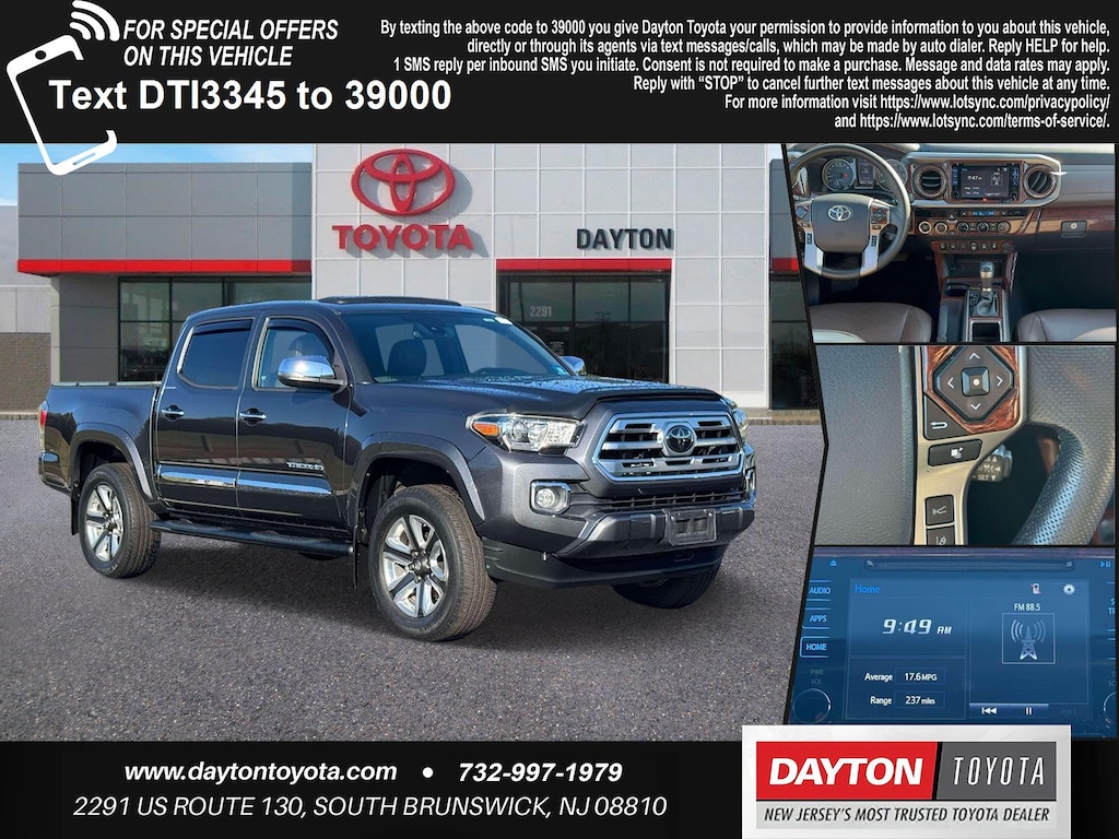 Used 2018 Toyota Tacoma Limited Truck