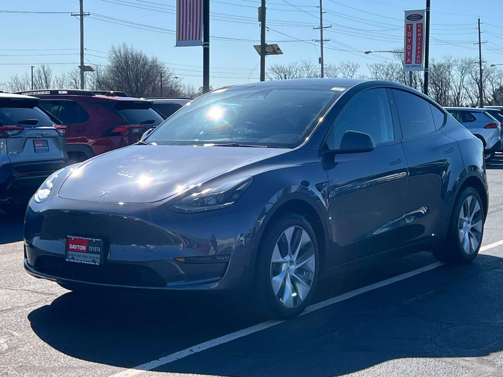 Used 2023 Tesla Model Y Long Range with VIN 7SAYGDEE4PA196370 for sale in South Brunswick Township, NJ