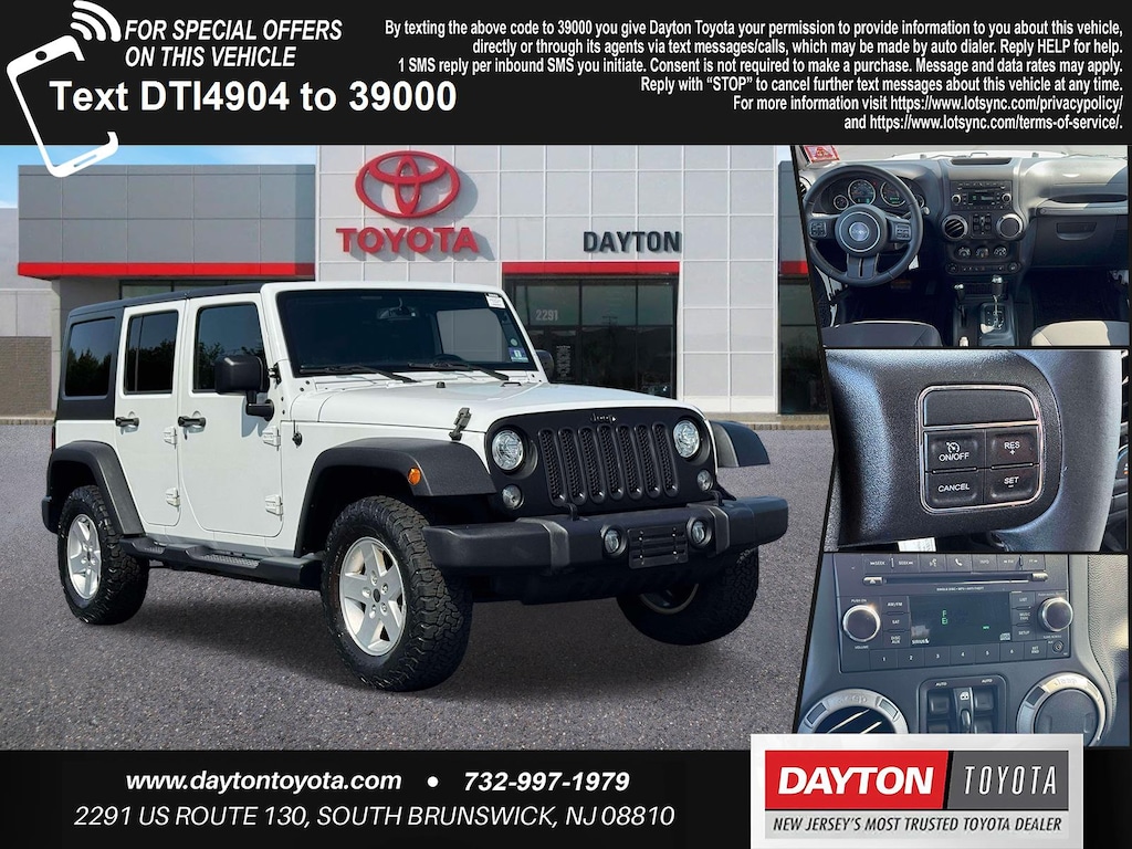 Used 2017 Jeep Wrangler Unlimited Sport SUV