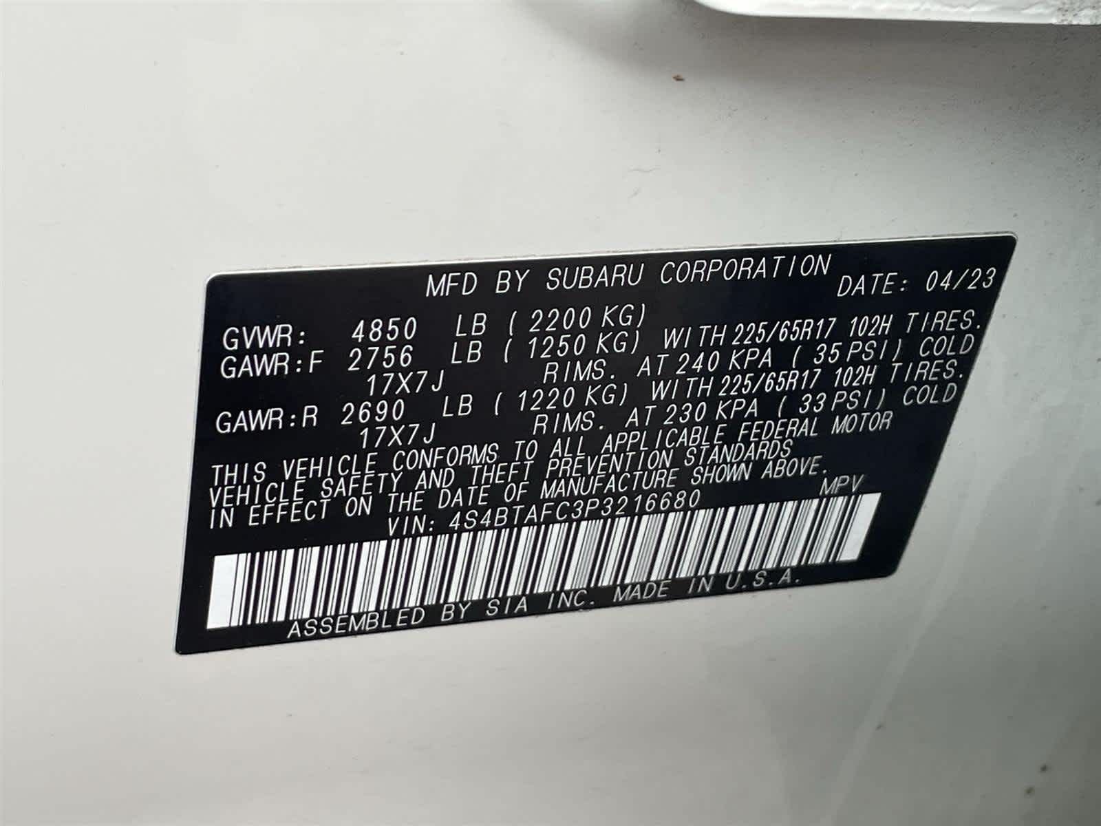 Thumbnail: 2023 Subaru Outback - 34