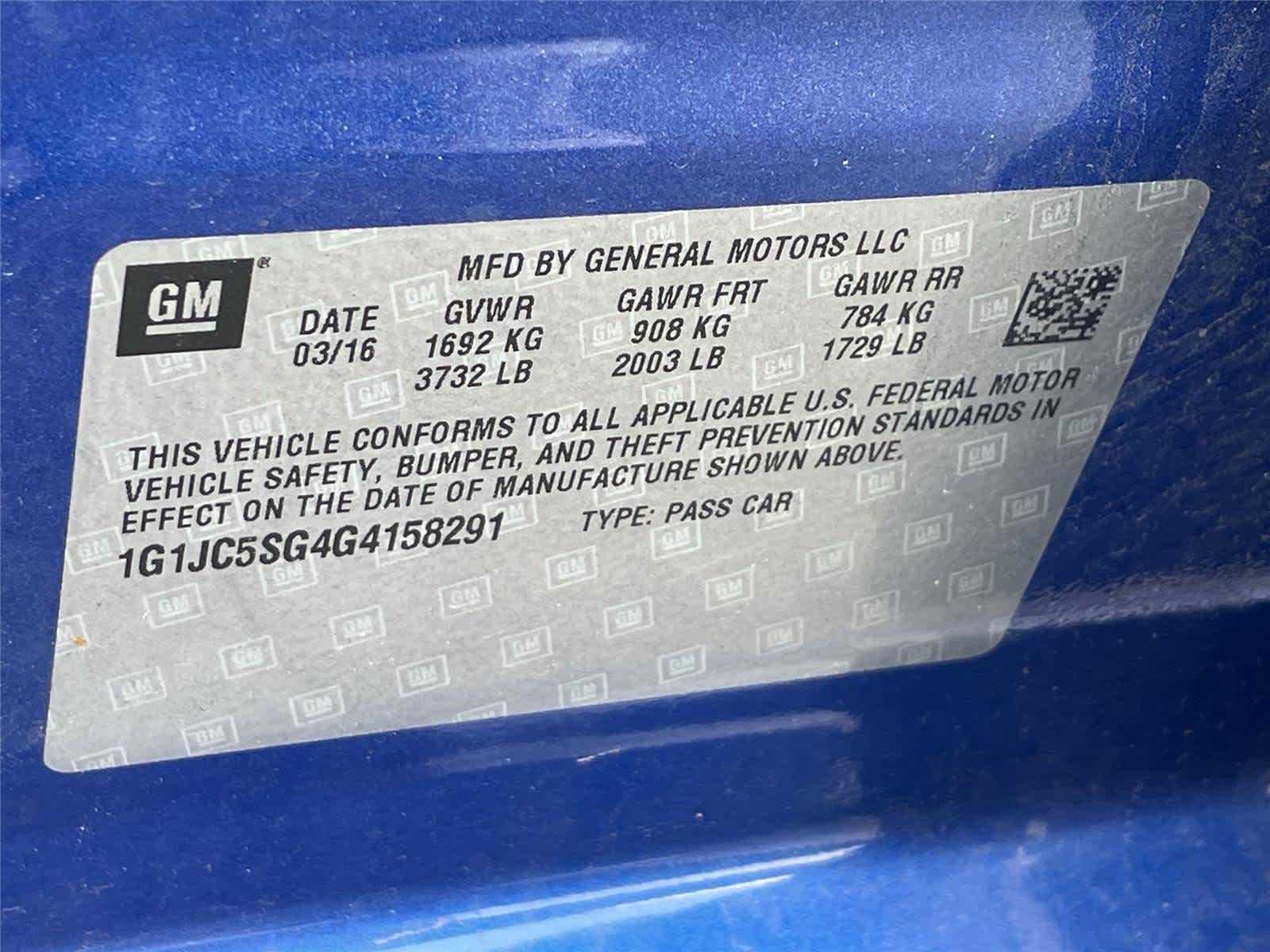 Thumbnail: 2016 Chevrolet Sonic - 21