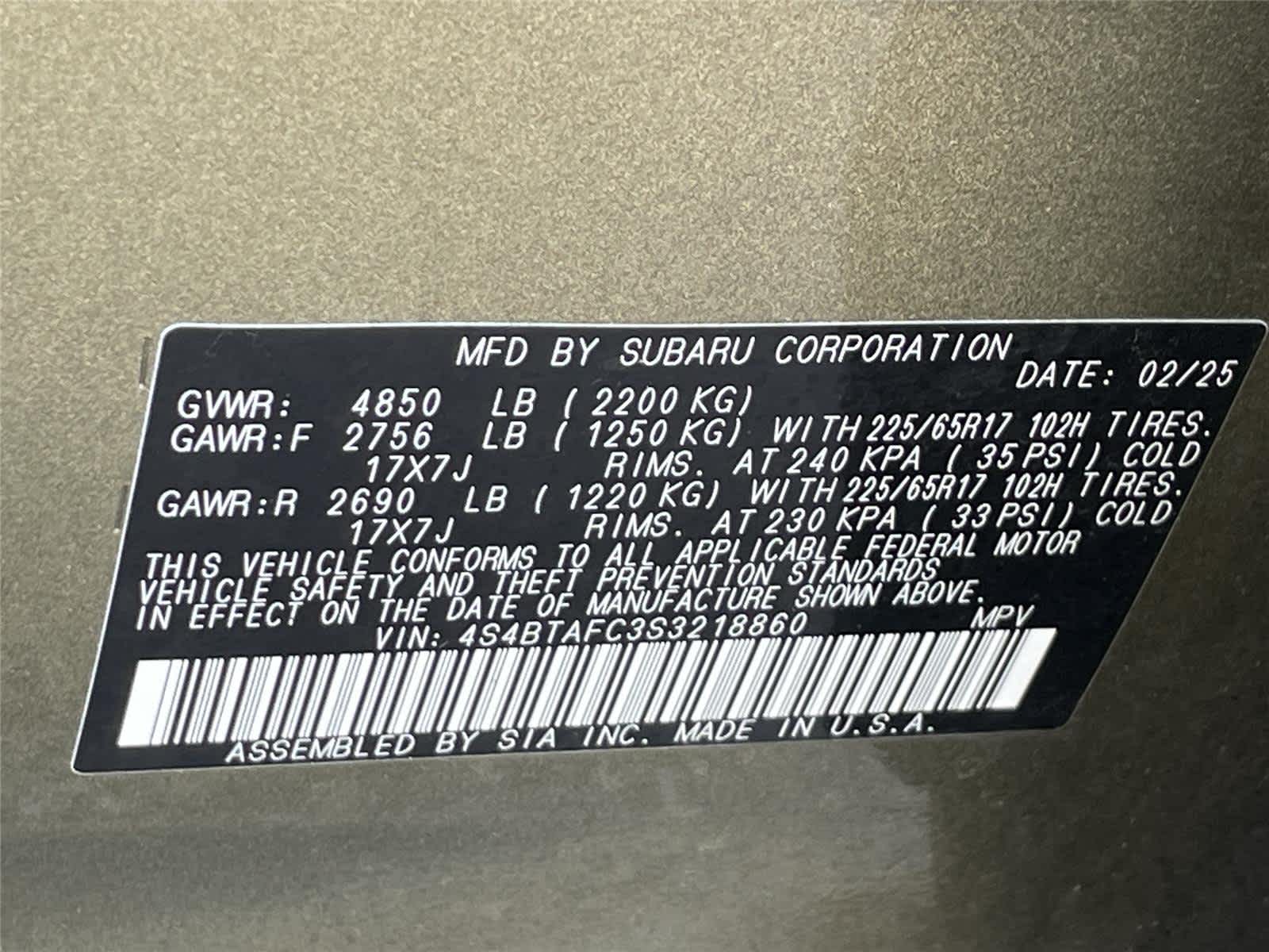 Thumbnail: 2025 Subaru Outback - 34