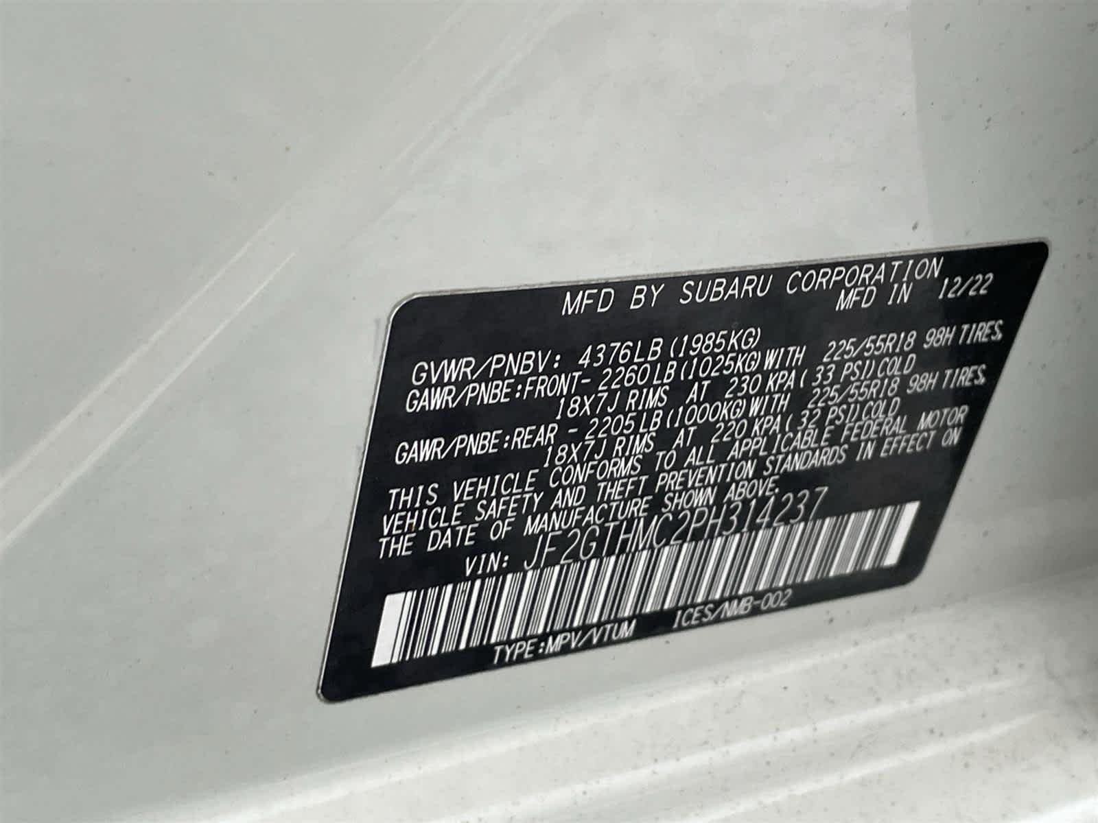 Thumbnail: 2023 Subaru Crosstrek - 33