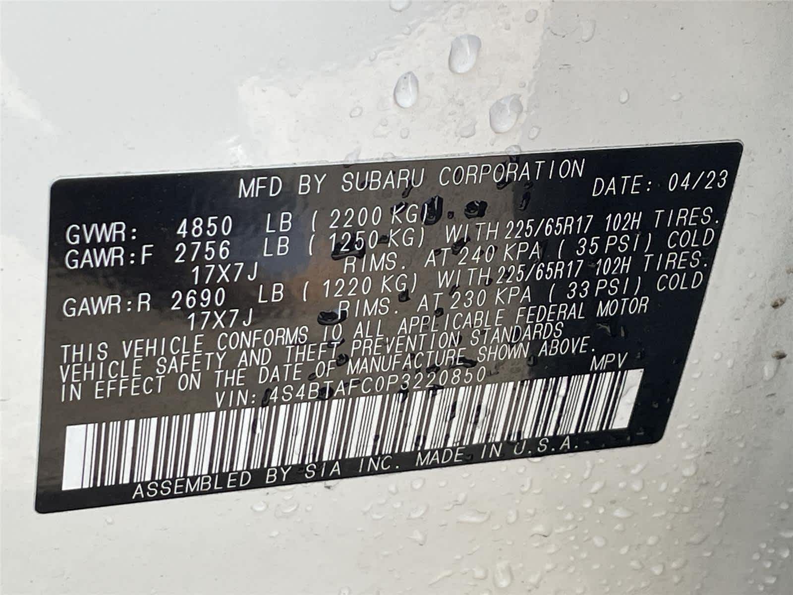 Thumbnail: 2023 Subaru Outback - 34