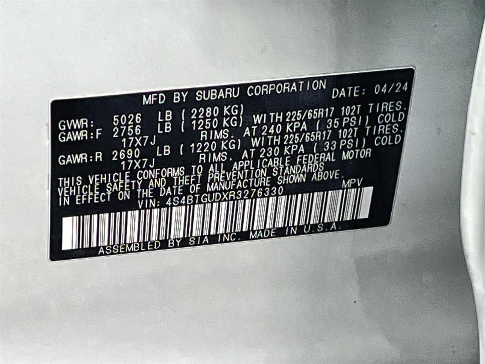 Thumbnail: 2024 Subaru Outback - 35