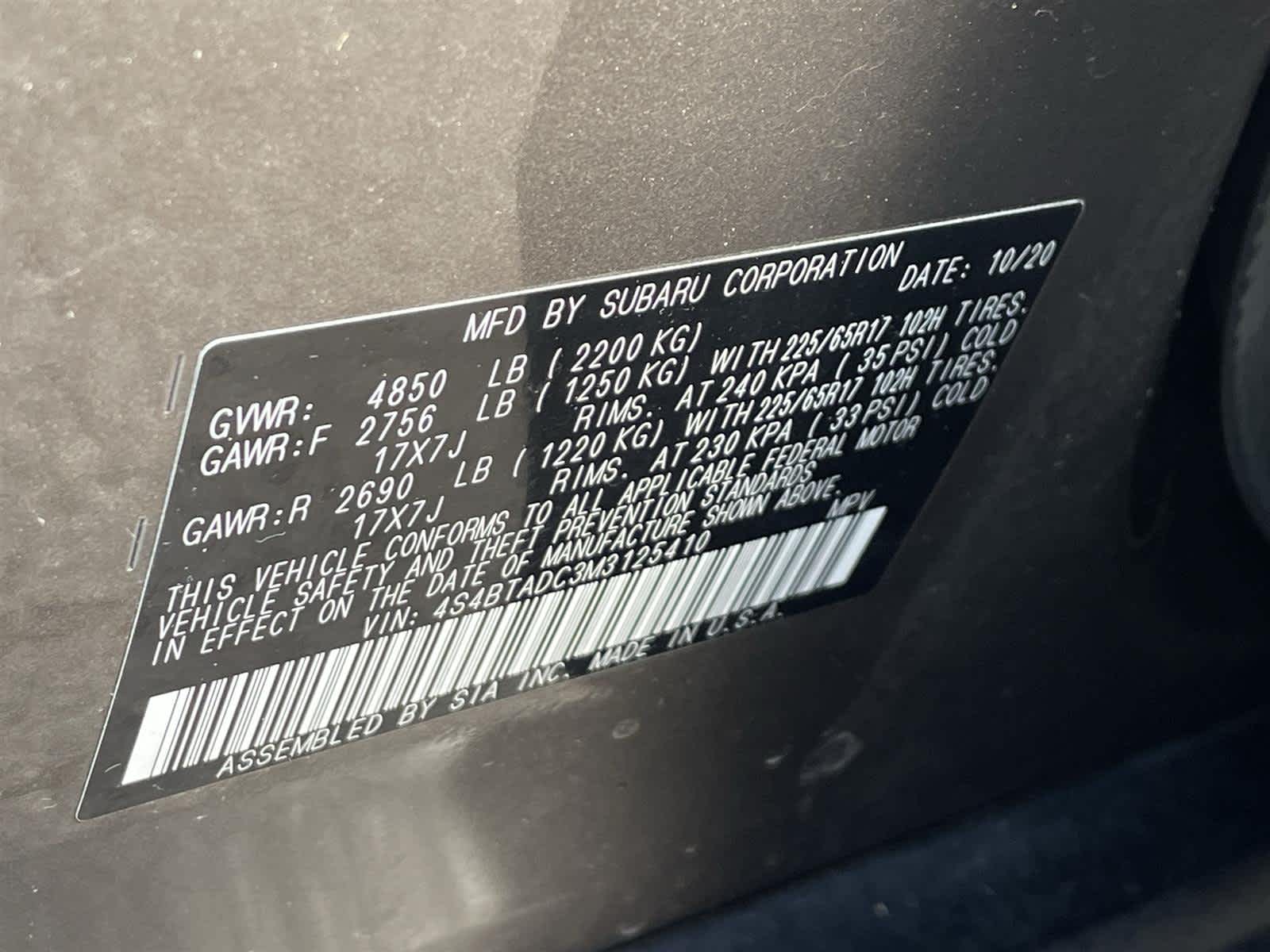 Thumbnail: 2021 Subaru Outback - 32