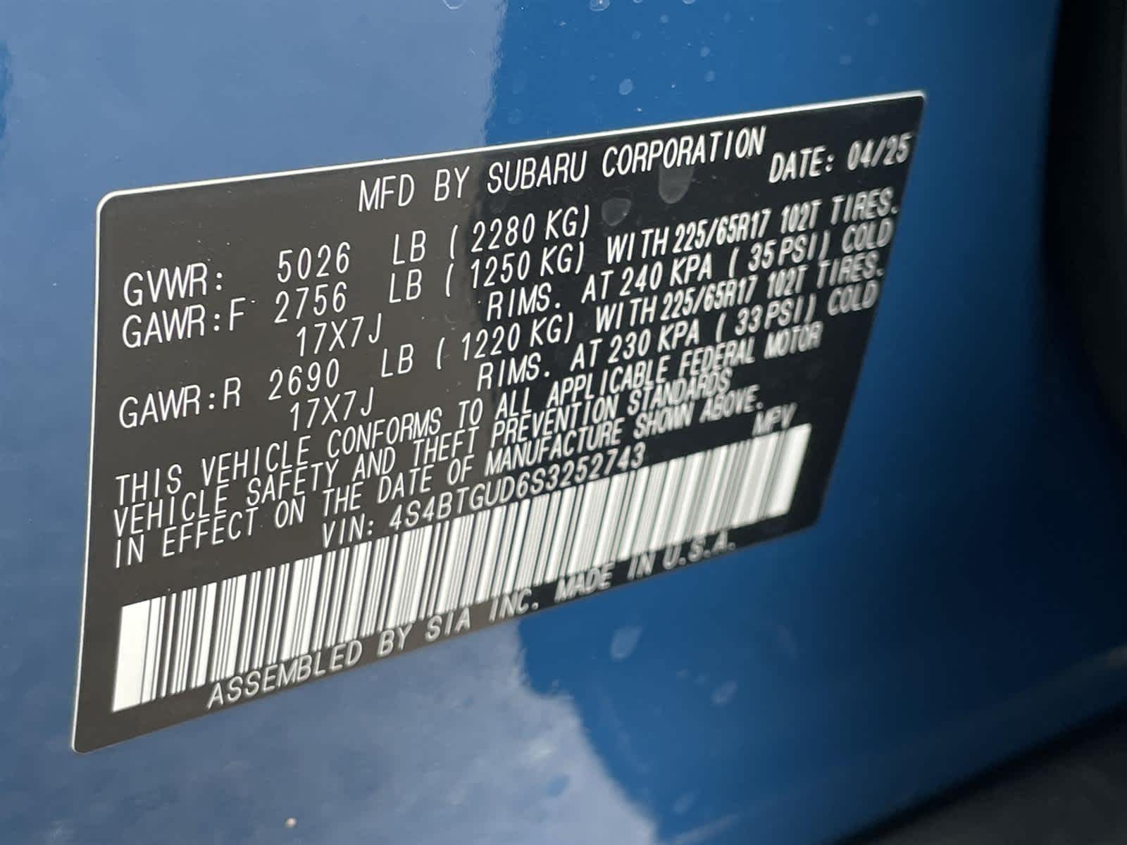 Thumbnail: 2025 Subaru Outback - 35