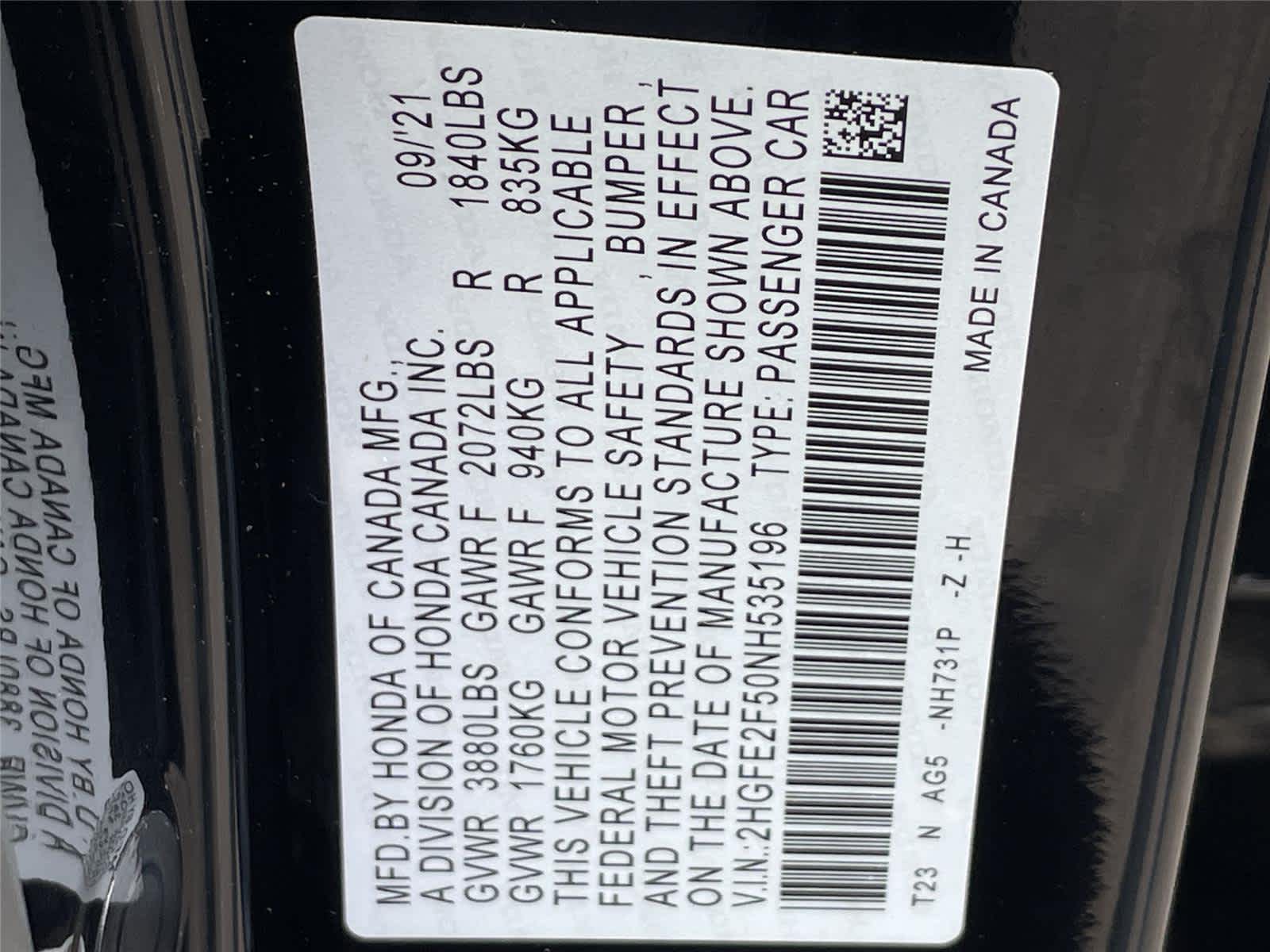 Thumbnail: 2022 Honda Civic - 31