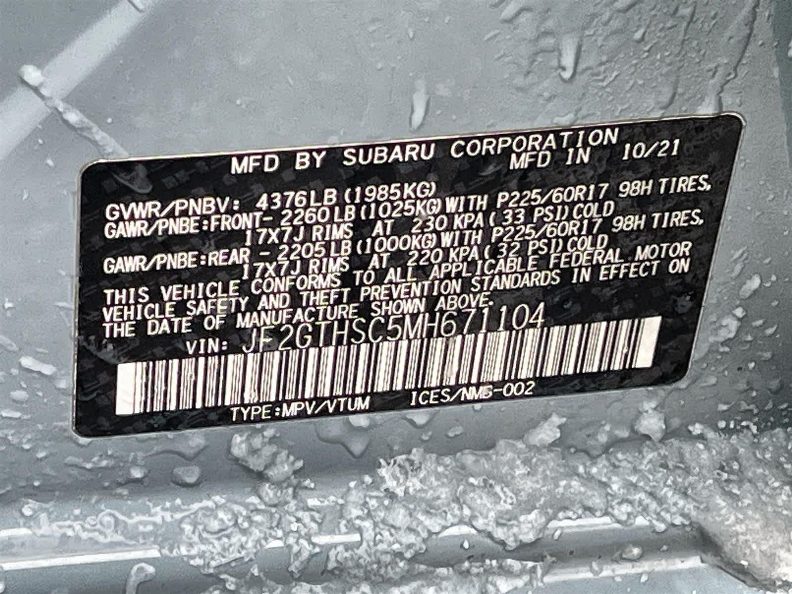 Thumbnail: 2021 Subaru Crosstrek - 32