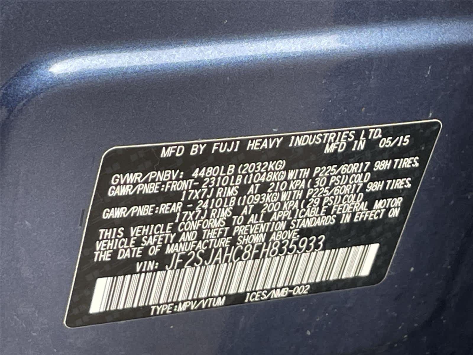 Thumbnail: 2015 Subaru Forester - 31