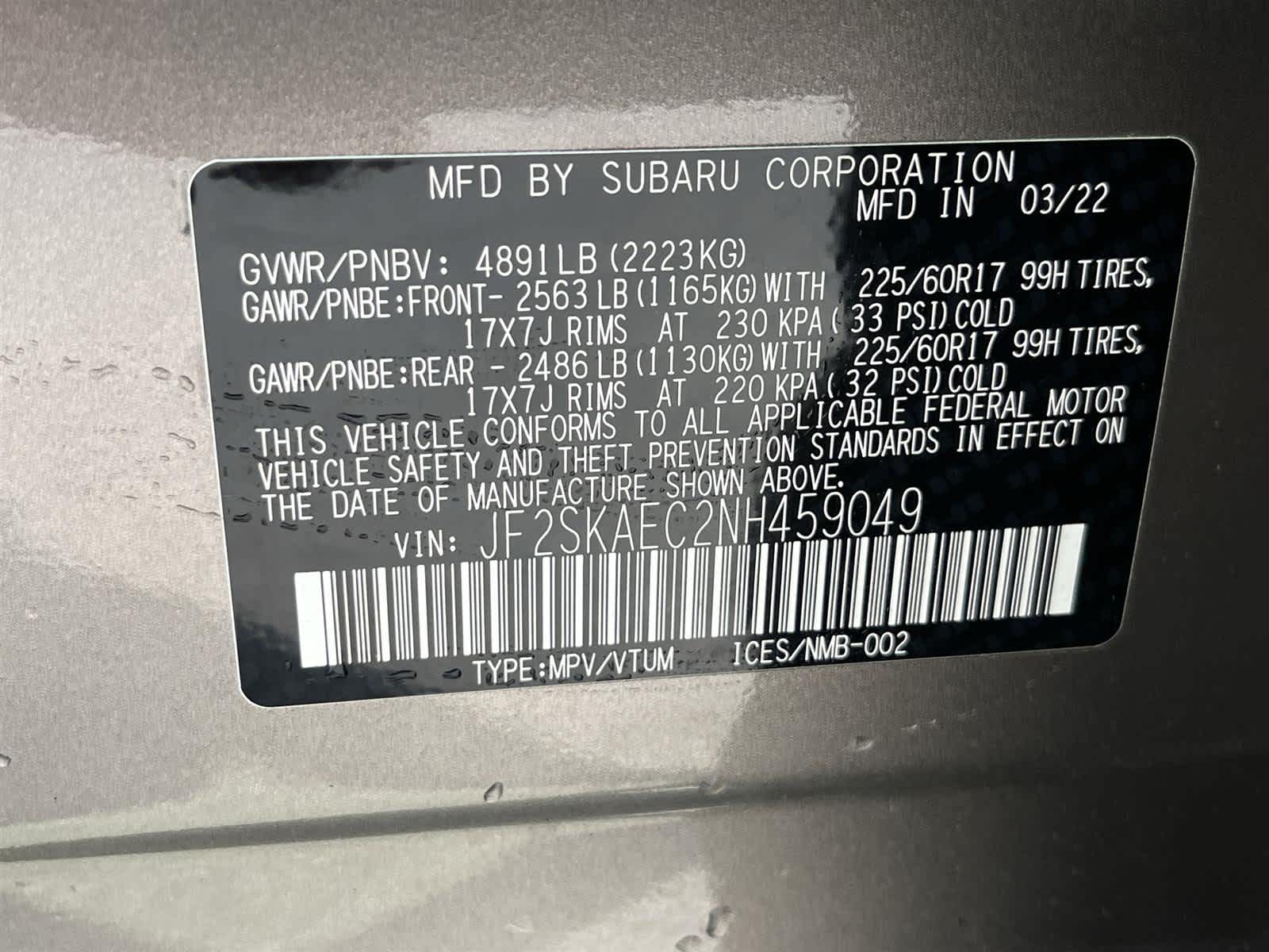 2022 Subaru Forester Premium 32