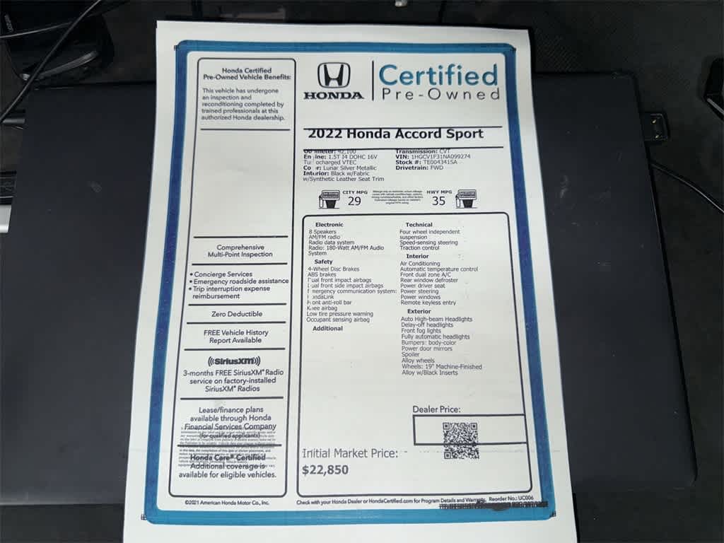 Thumbnail: 2022 Honda Accord - 13