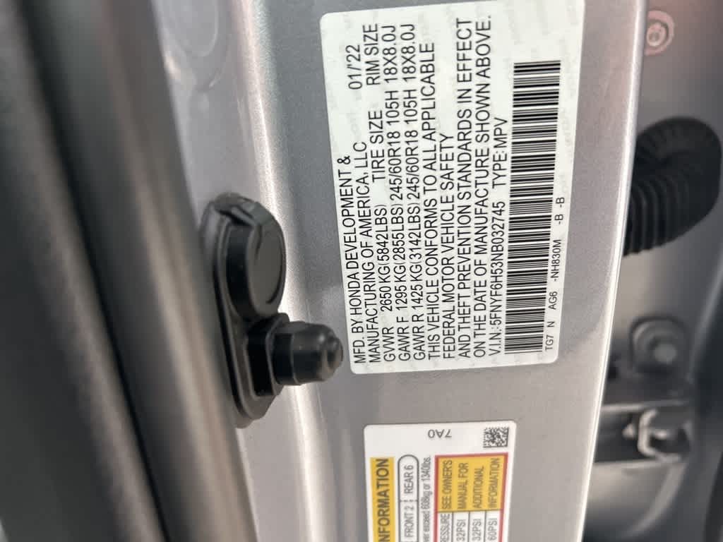 2022 Honda Pilot EX-L 16