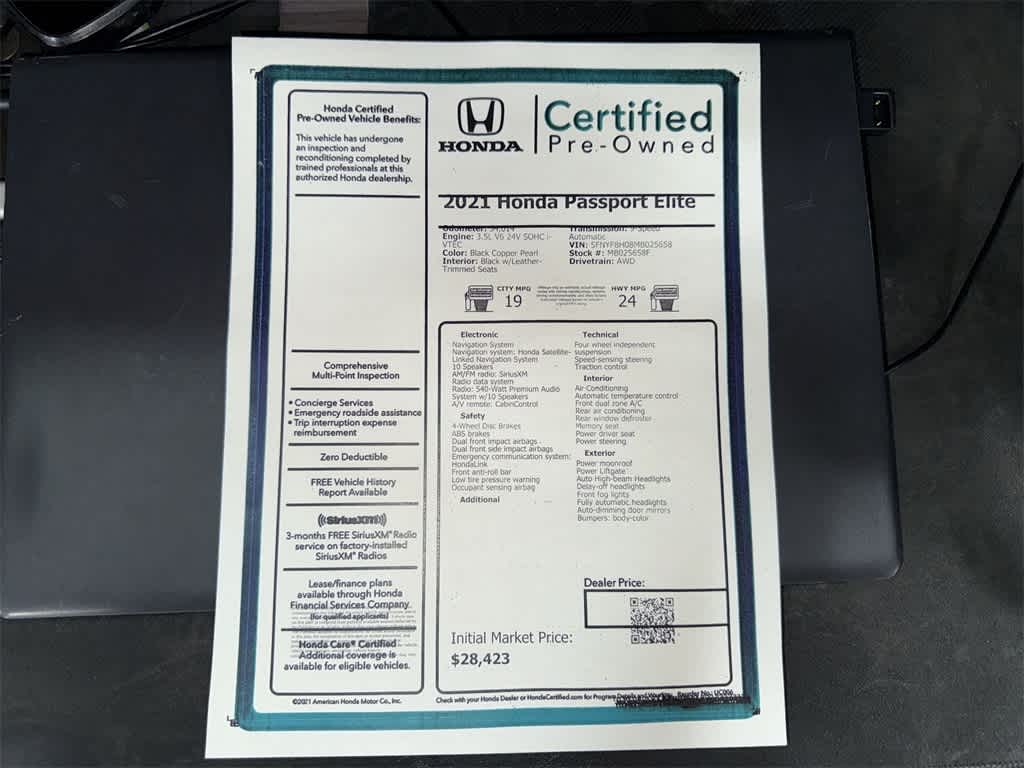 Thumbnail: 2021 Honda Passport - 13