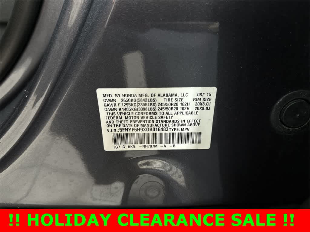 Thumbnail: 2016 Honda Pilot - 14