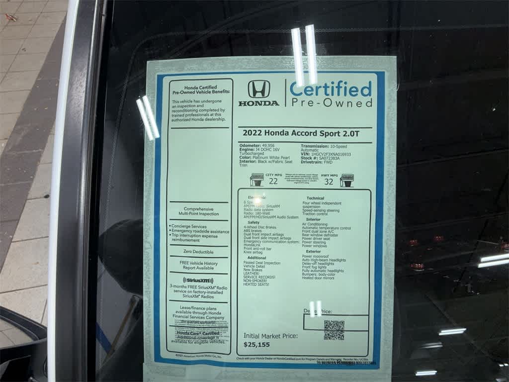 Thumbnail: 2022 Honda Accord - 12