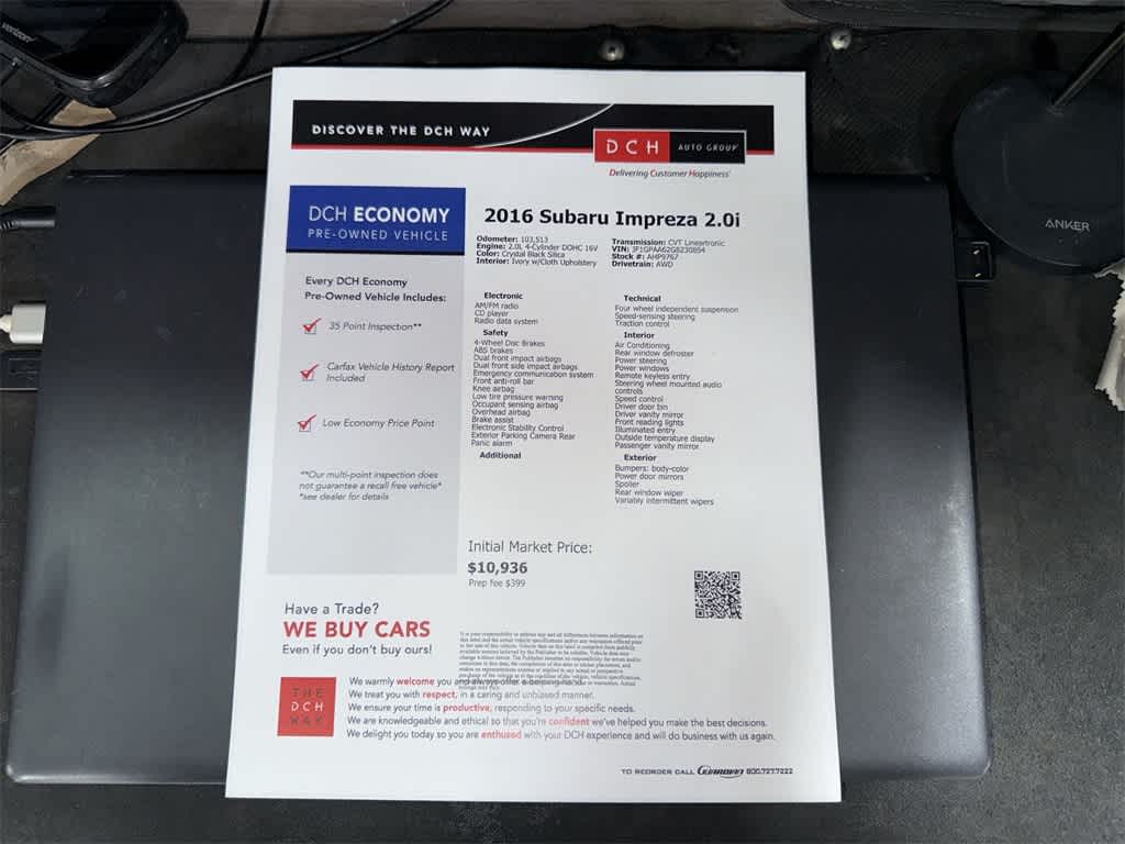 Thumbnail: 2016 Subaru Impreza - 13