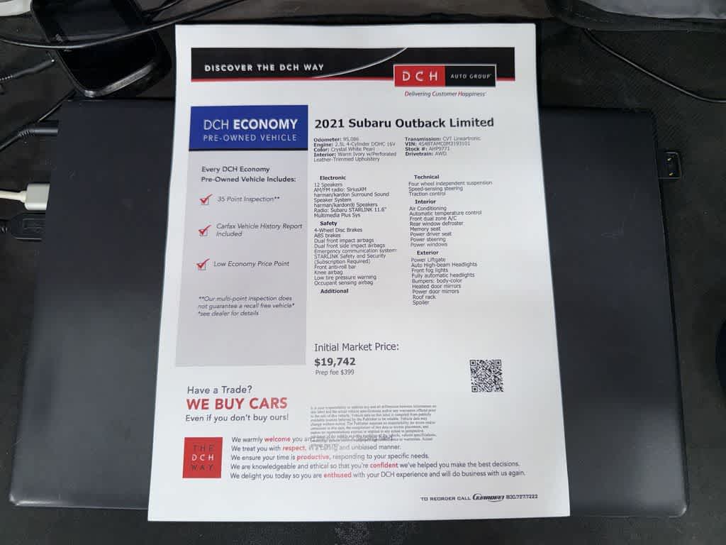 Thumbnail: 2021 Subaru Outback - 13