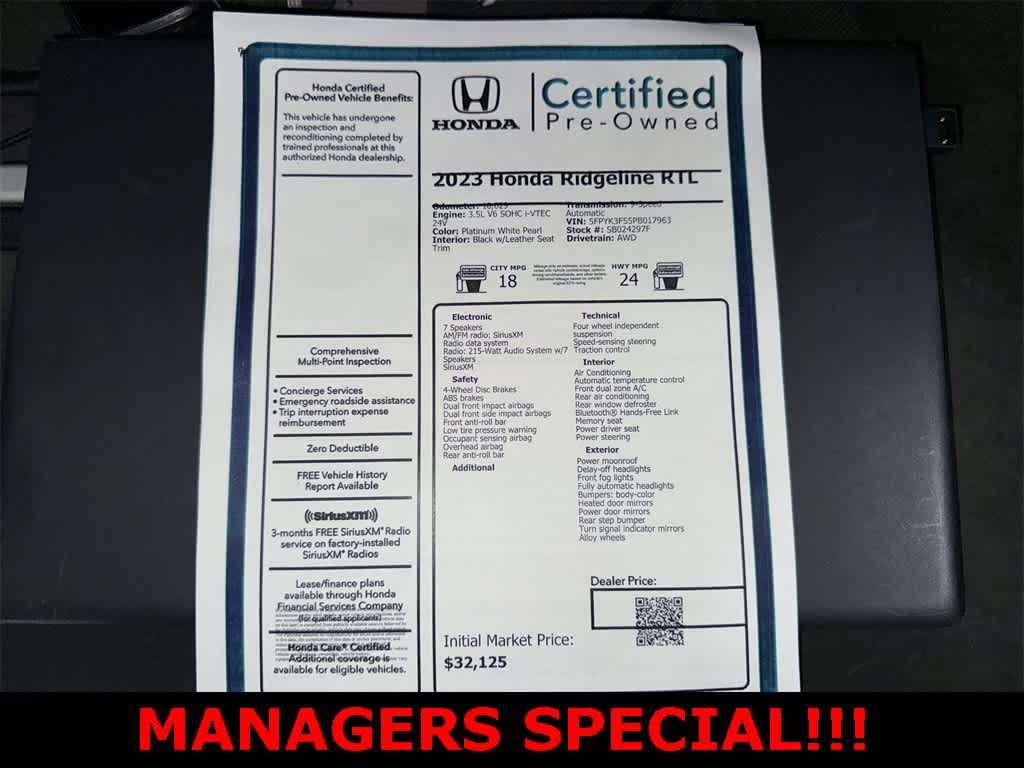 Thumbnail: 2023 Honda Ridgeline - 14