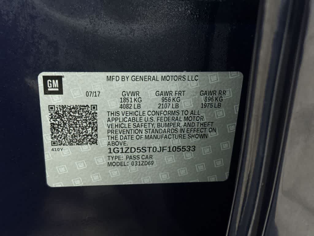 Thumbnail: 2018 Chevrolet Malibu - 14