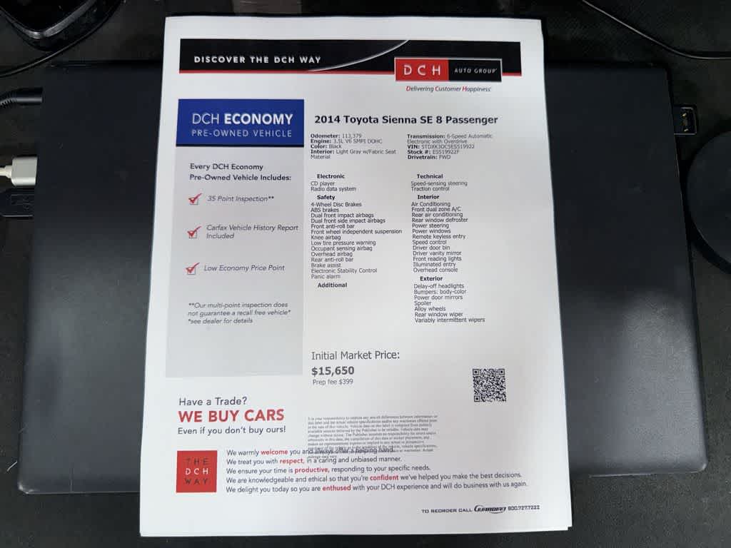 Thumbnail: 2014 Toyota Sienna - 12