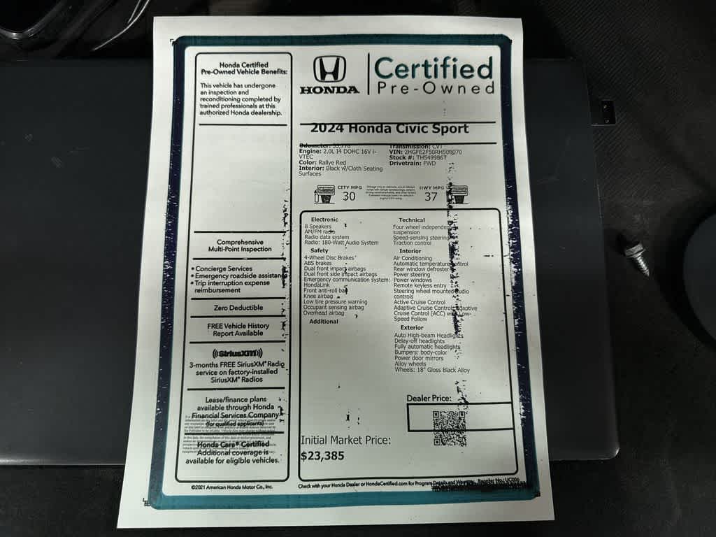 Thumbnail: 2024 Honda Civic - 13