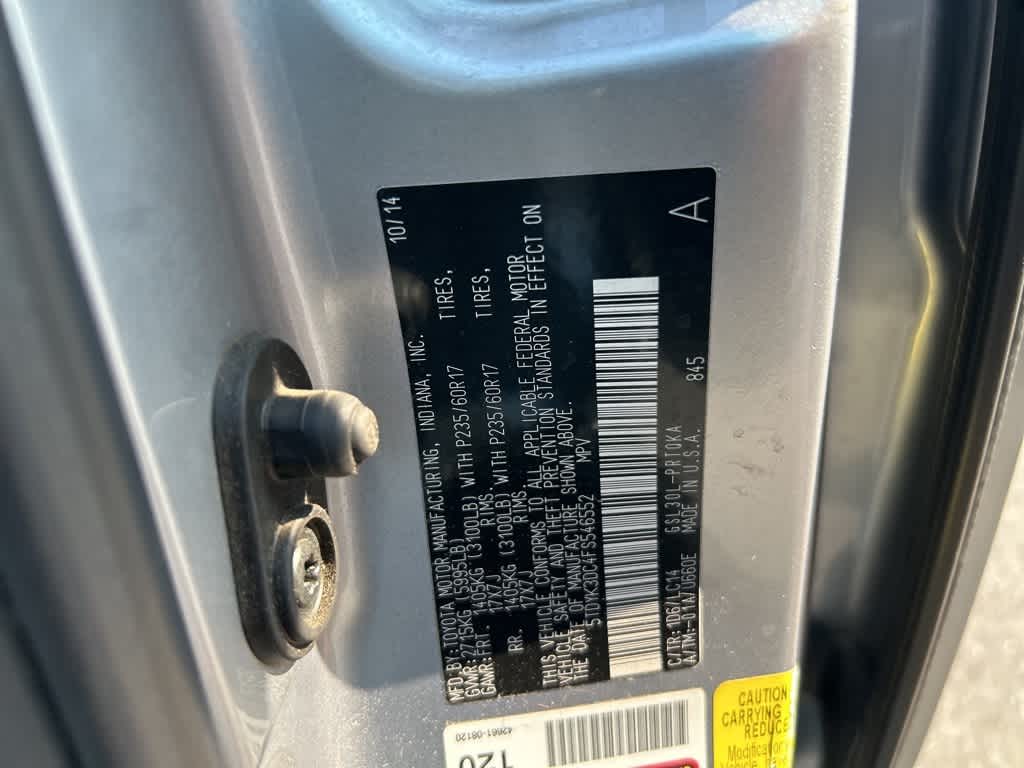 Thumbnail: 2015 Toyota Sienna - 15