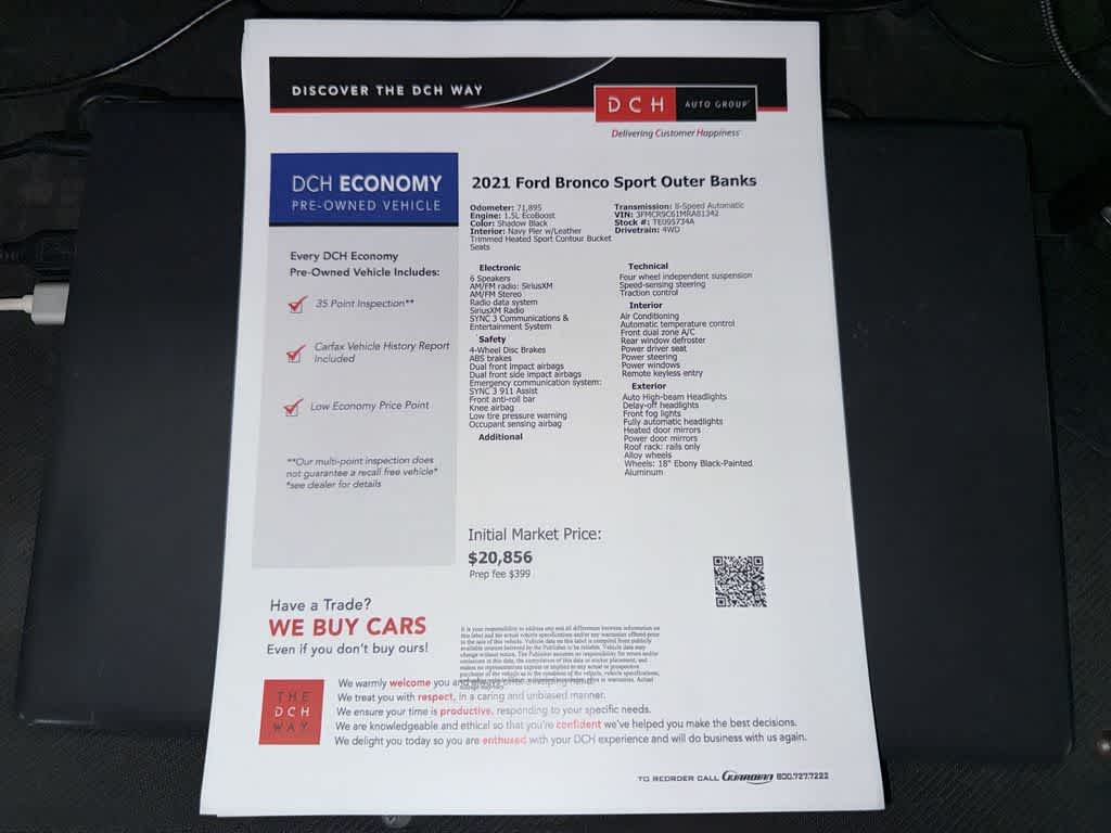 Thumbnail: 2021 Ford Bronco Sport - 13