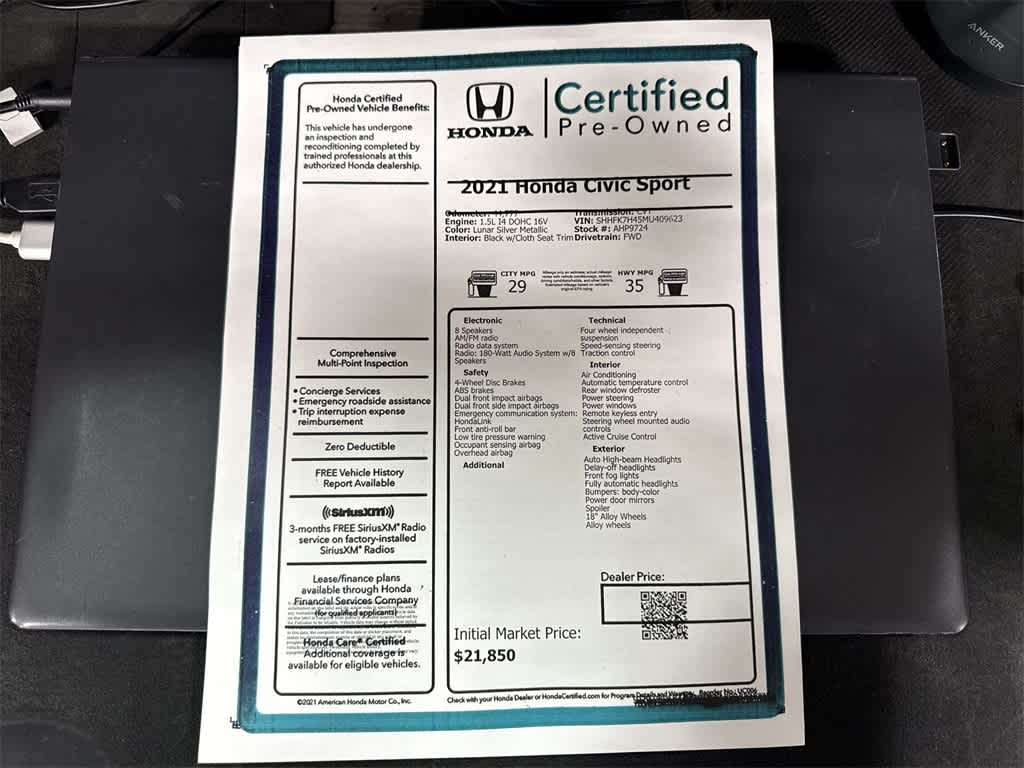 Thumbnail: 2021 Honda Civic - 12