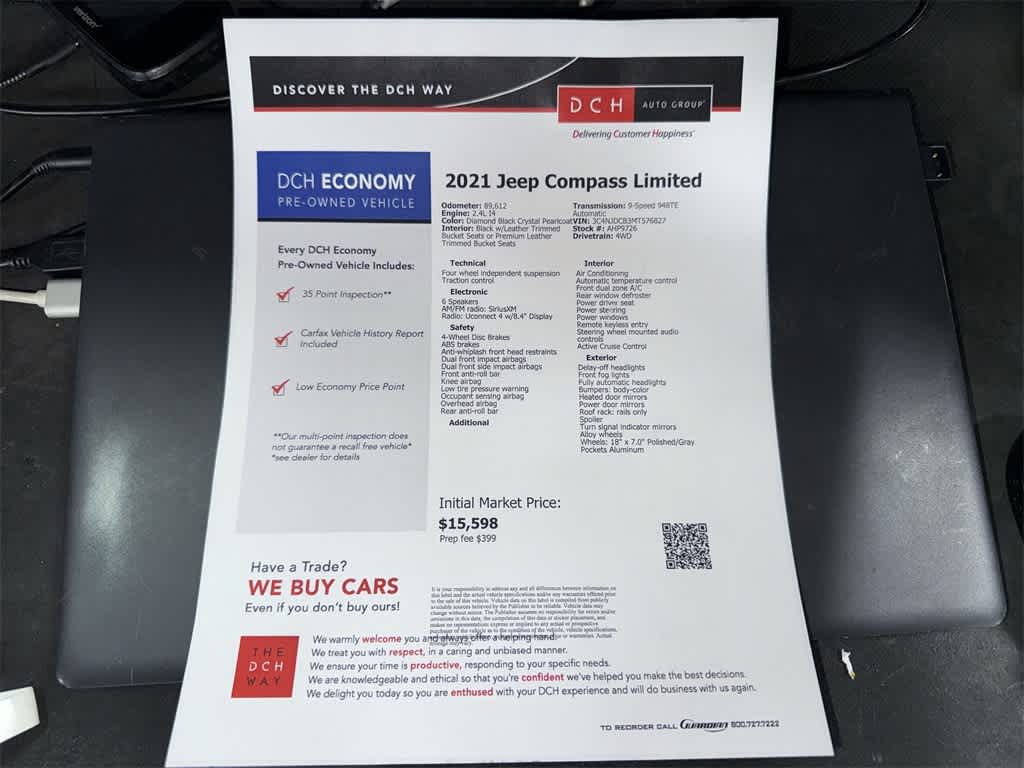 Thumbnail: 2021 Jeep Compass - 13