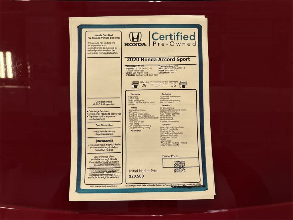Thumbnail: 2020 Honda Accord - 12