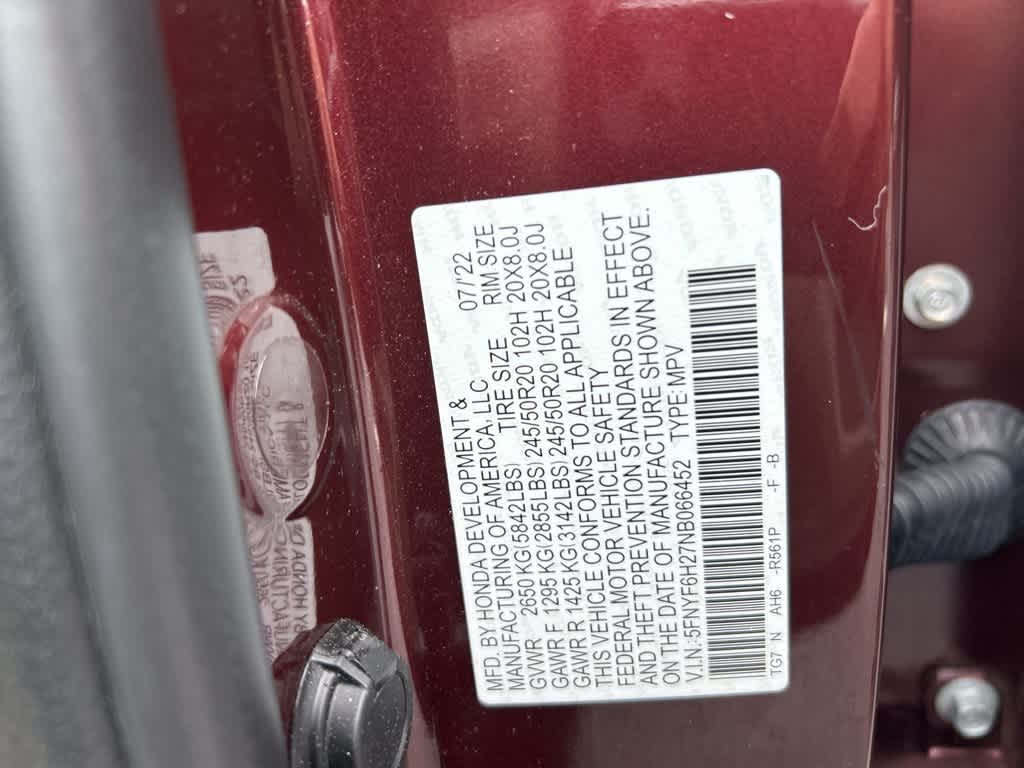 2022 Honda Pilot Special Edition 16
