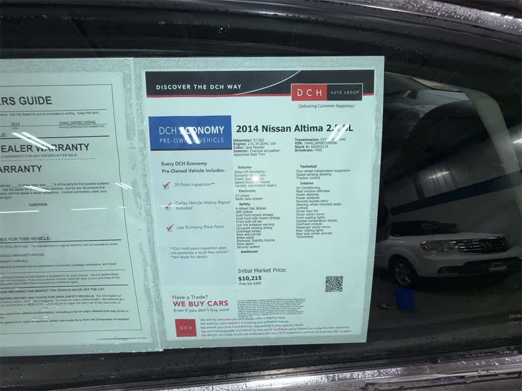Thumbnail: 2014 Nissan Altima - 13