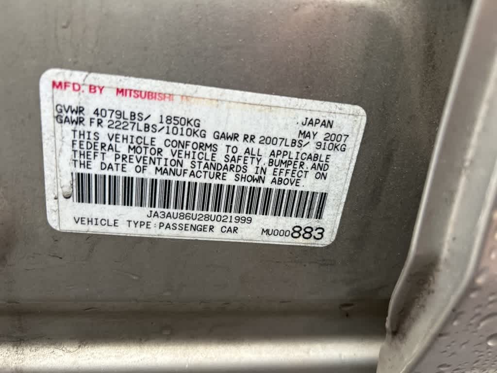 2008 Mitsubishi Lancer GTS 12