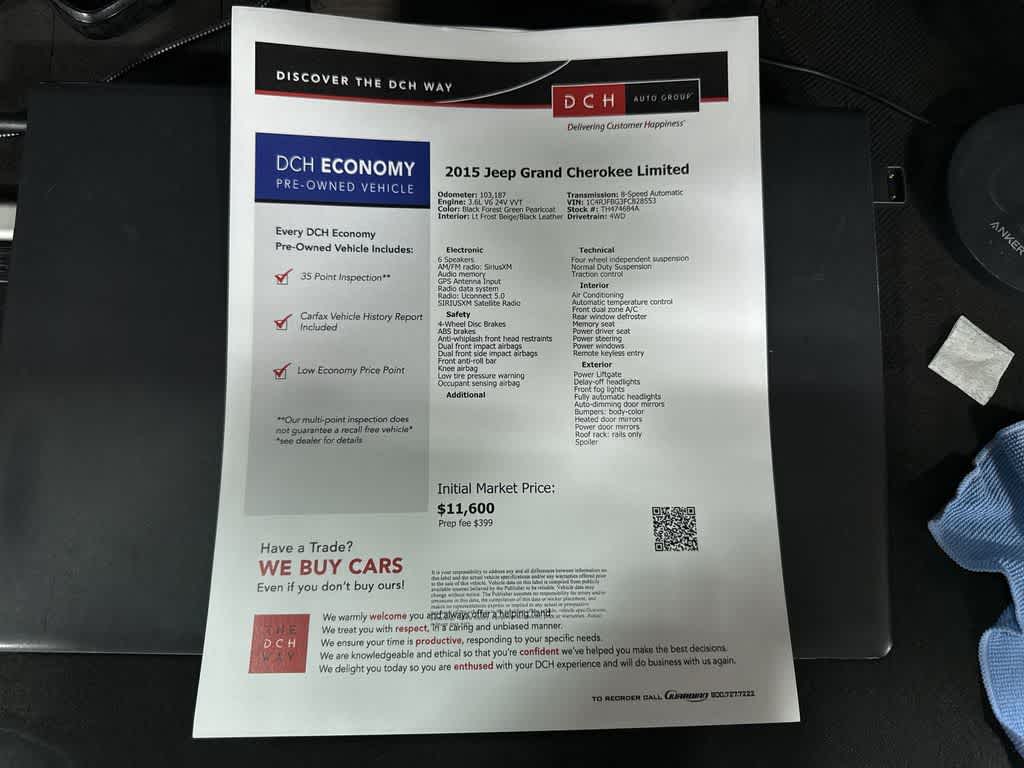 Thumbnail: 2015 Jeep Grand Cherokee - 13