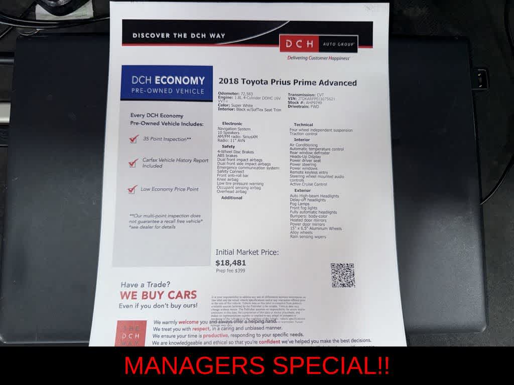 Thumbnail: 2018 Toyota Prius Prime - 13