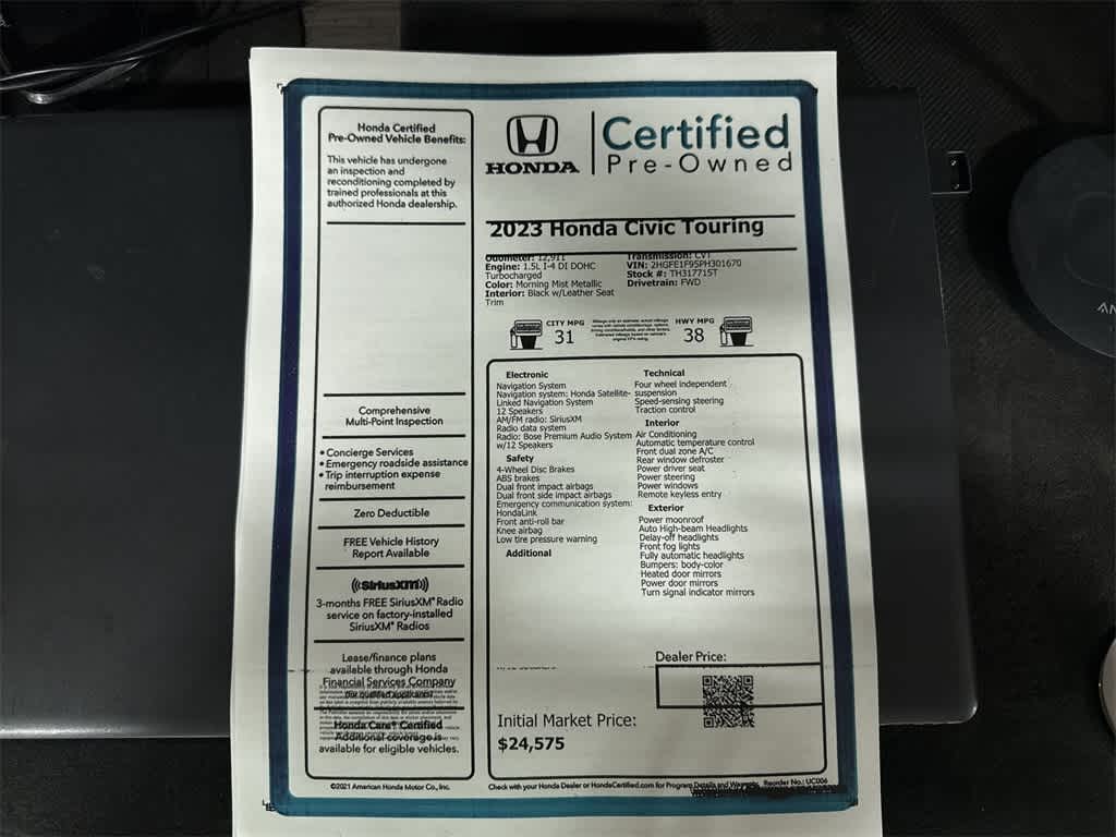 Thumbnail: 2023 Honda Civic - 13