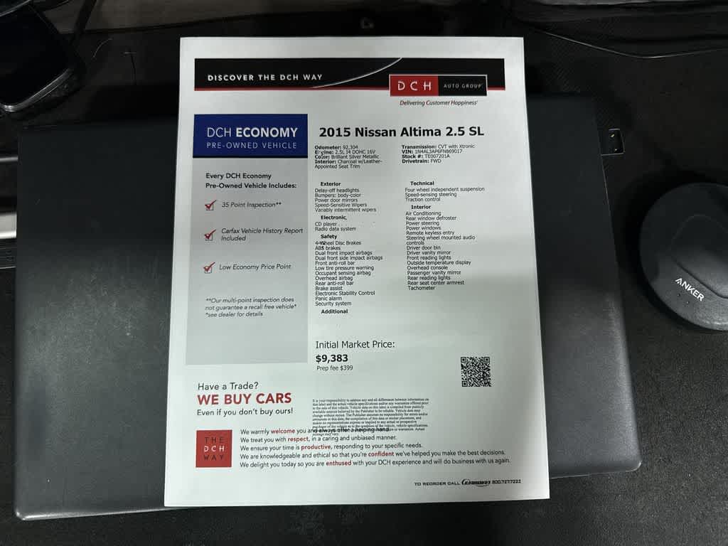 Thumbnail: 2015 Nissan Altima - 13