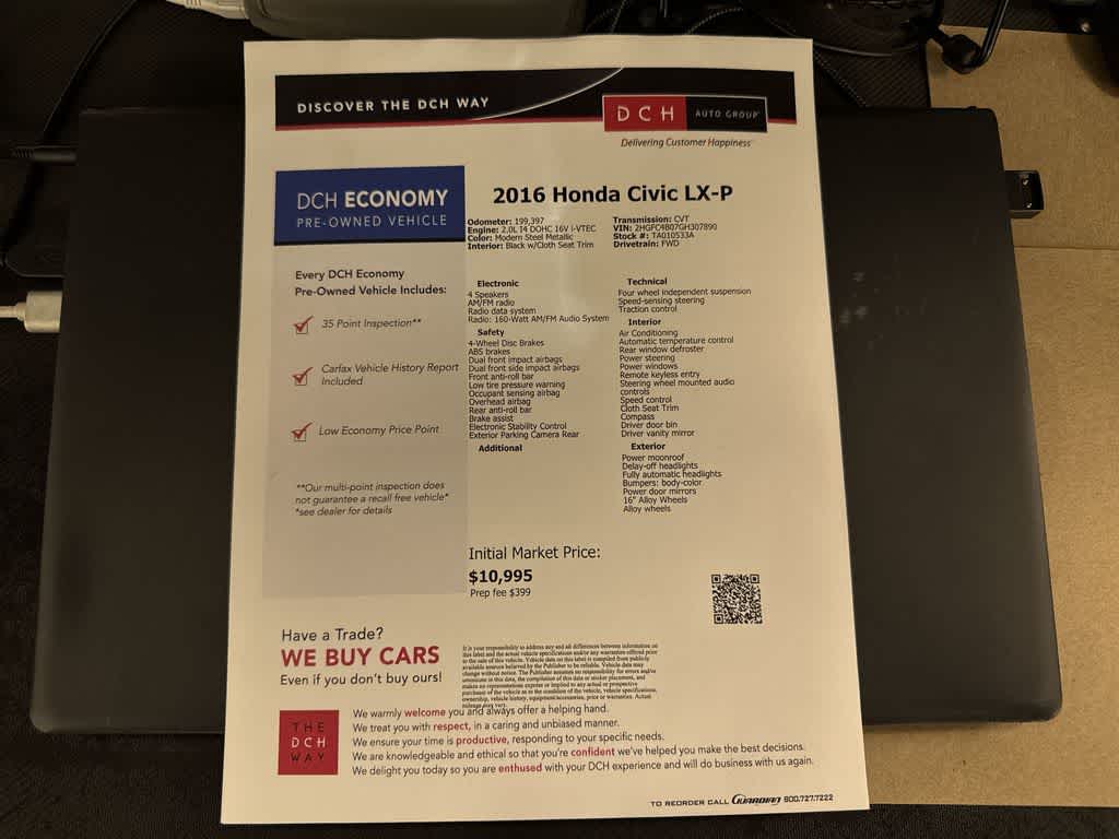 Thumbnail: 2016 Honda Civic - 13