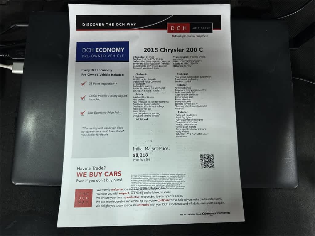 Thumbnail: 2015 Chrysler 200 - 12