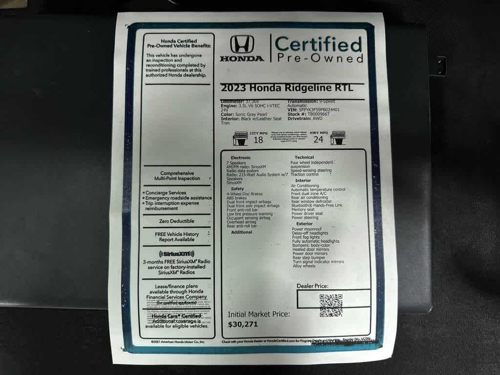 Thumbnail: 2023 Honda Ridgeline - 13