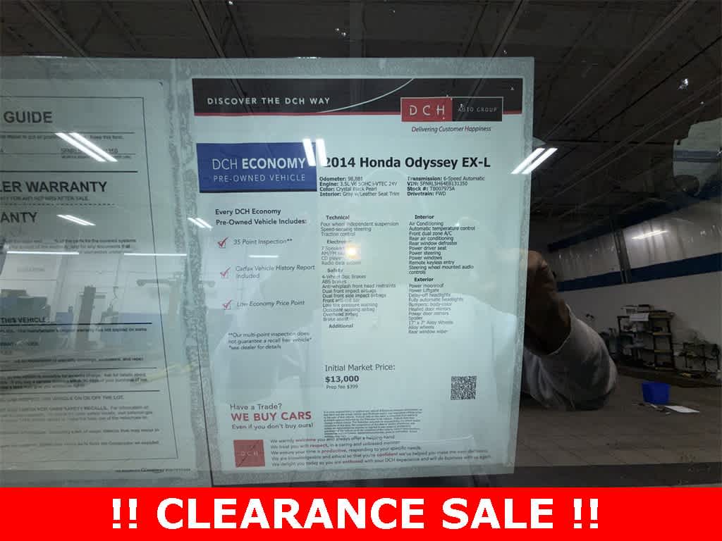 Thumbnail: 2014 Honda Odyssey - 13