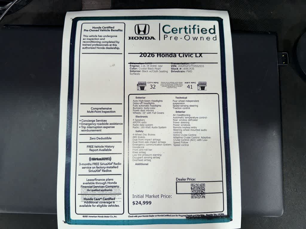 Thumbnail: 2026 Honda Civic - 13