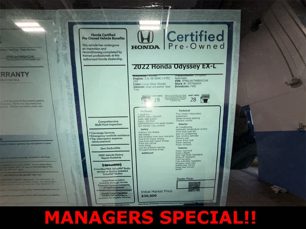 Thumbnail: 2022 Honda Odyssey - 13