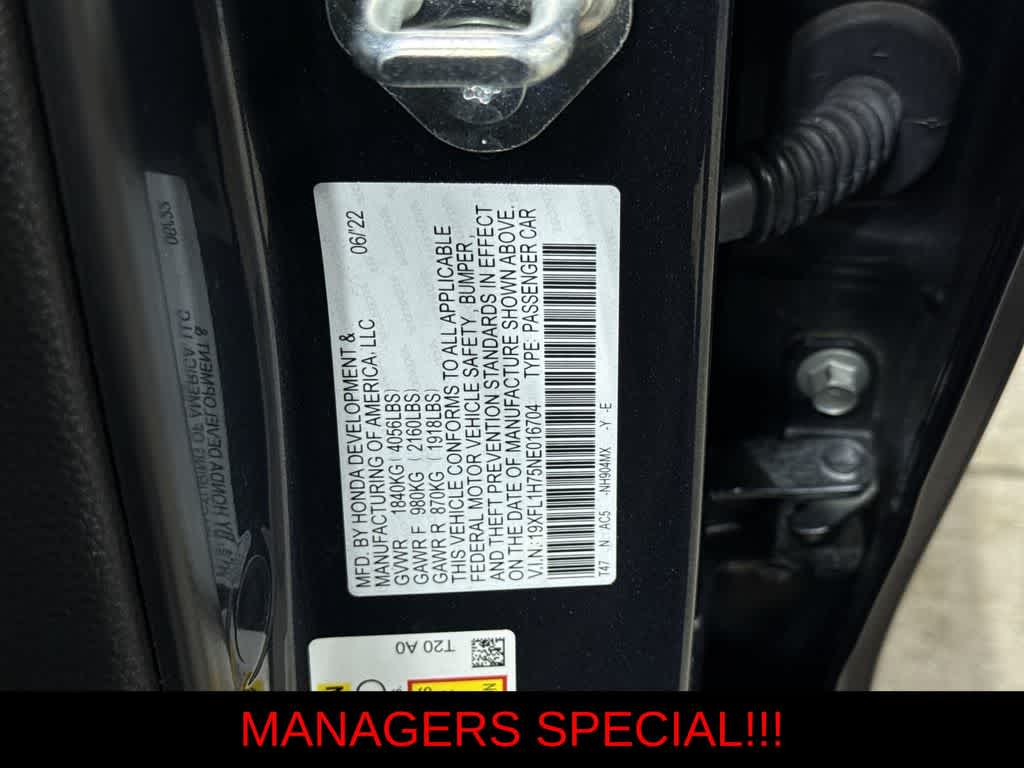 Thumbnail: 2022 Honda Civic - 14